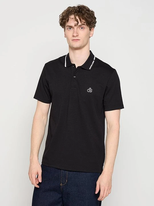 Zdjęcie produktu Koszulka polo Scotch & Soda czarny