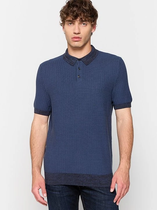 Zdjęcie produktu Koszulka polo Scotch & Soda niebieski