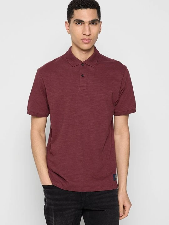 Zdjęcie produktu Koszulka polo Scotch & Soda bordowy