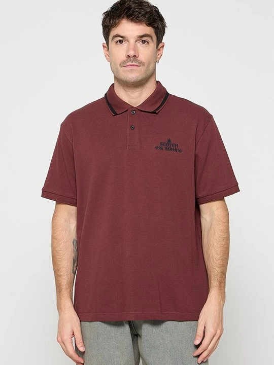 Zdjęcie produktu Koszulka polo Scotch & Soda brązowy
