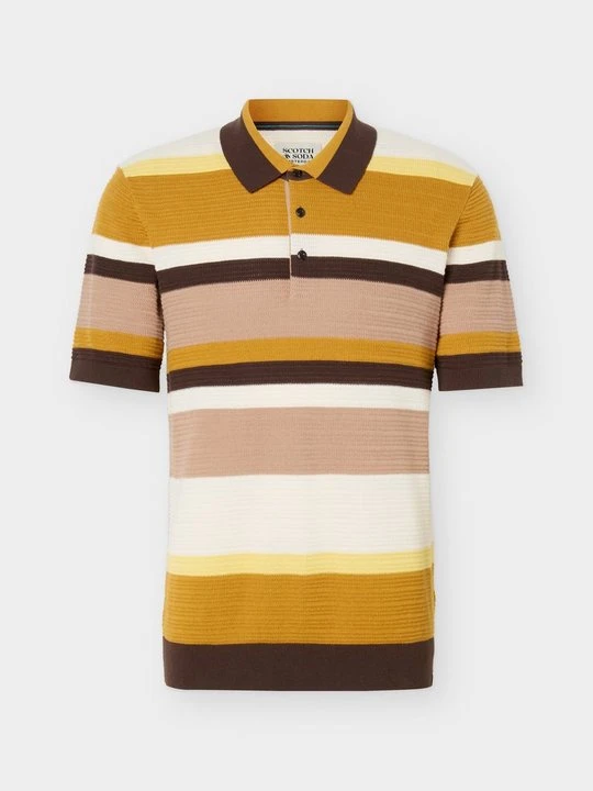Zdjęcie produktu Koszulka polo Scotch & Soda brązowy