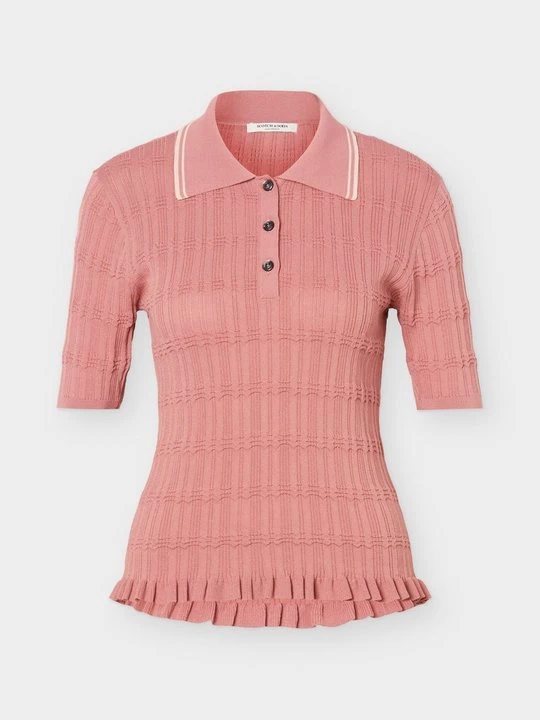 Zdjęcie produktu Koszulka polo Scotch & Soda jasnoróżowy