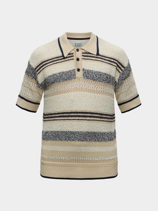 Zdjęcie produktu Koszulka polo Scotch & Soda mleczny