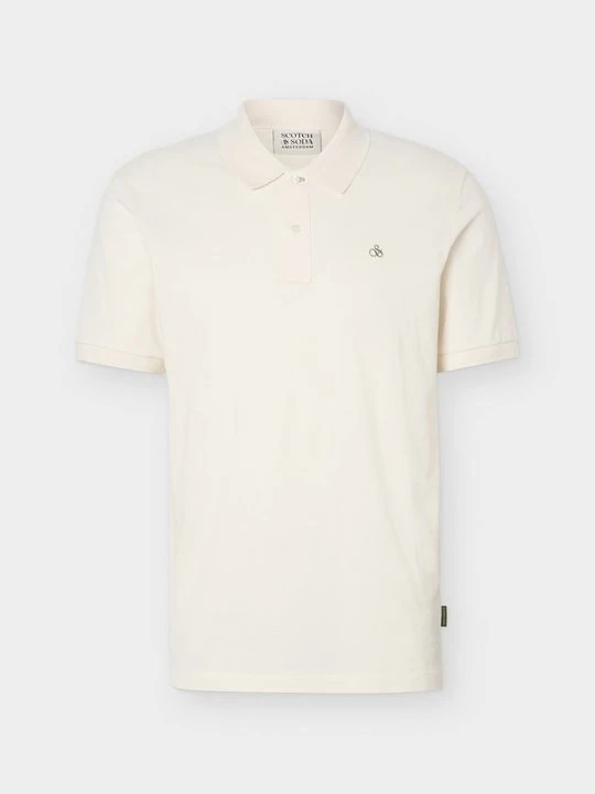 Zdjęcie produktu Koszulka polo Scotch & Soda mleczny