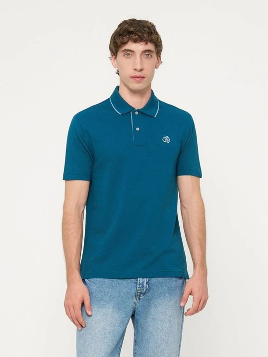 Zdjęcie produktu Koszulka polo Scotch & Soda niebieski