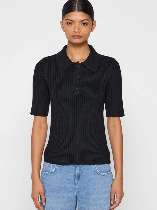 Zdjęcie produktu Koszulka polo Selected czarny