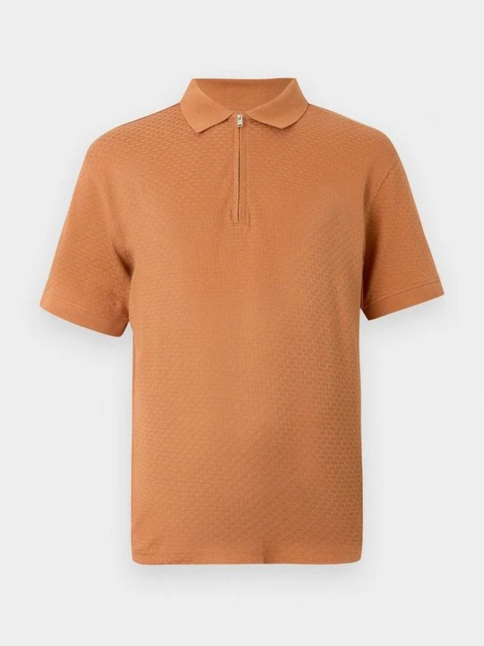 Zdjęcie produktu Koszulka polo Selected brązowy
