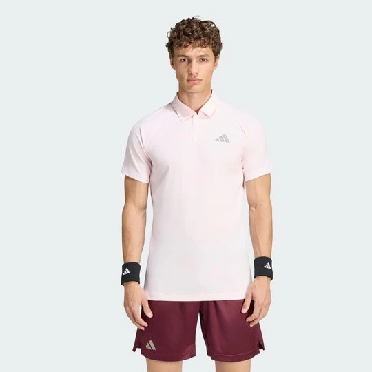 Zdjęcie produktu Koszulka polo Tennis Climacool+ Freelift Pro Adidas Distilled Pink