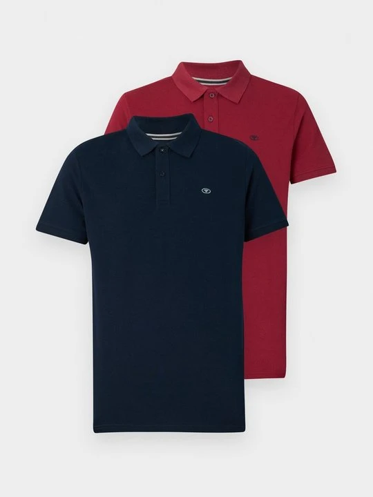 Zdjęcie produktu Koszulka polo Tom Tailor ciemnoczerwony