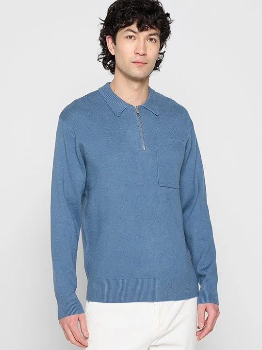 Zdjęcie produktu Koszulka polo Tom Tailor niebieski denim