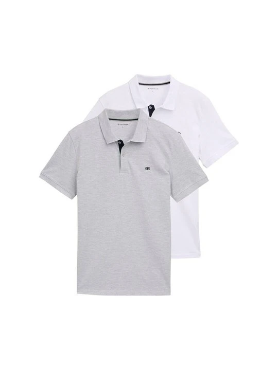Zdjęcie produktu Koszulka polo Tom Tailor jasnoszary