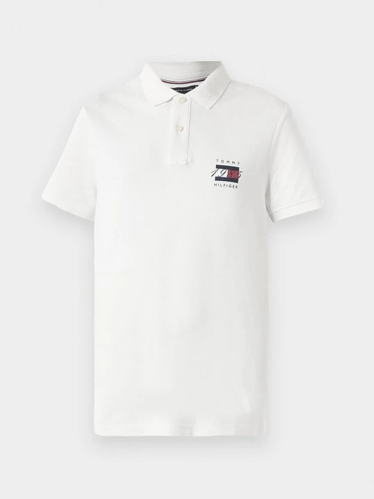 Zdjęcie produktu Koszulka polo Tommy Hilfiger mleczny