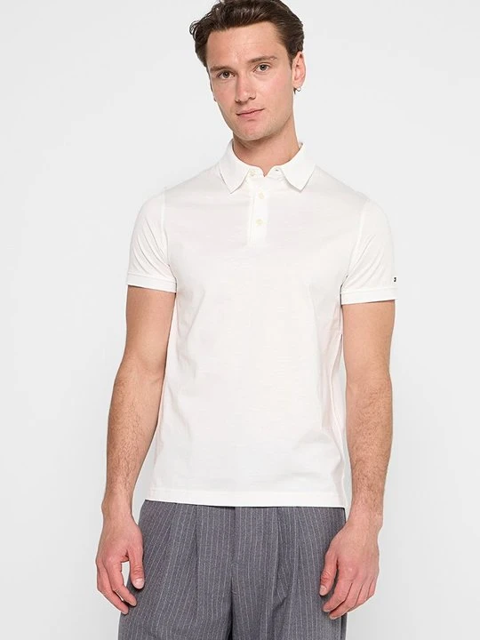 Zdjęcie produktu Koszulka polo Tommy Hilfiger mleczny