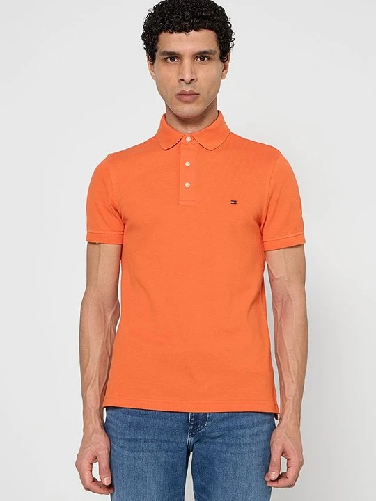 Zdjęcie produktu Koszulka polo Tommy Hilfiger pomarańczowy