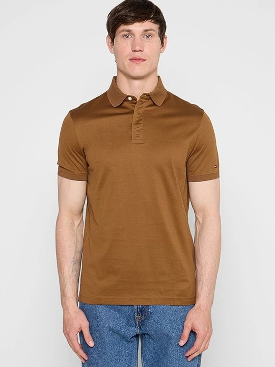 Zdjęcie produktu Koszulka polo Tommy Hilfiger koniakowy