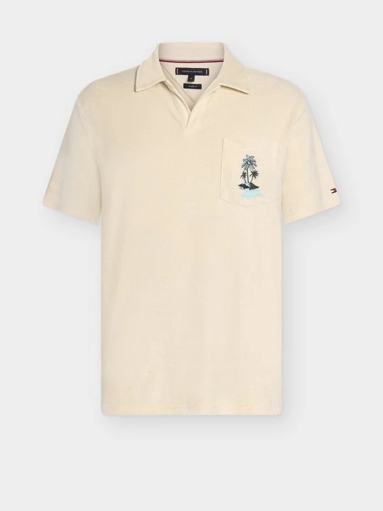 Zdjęcie produktu Koszulka polo Tommy Hilfiger beżowy