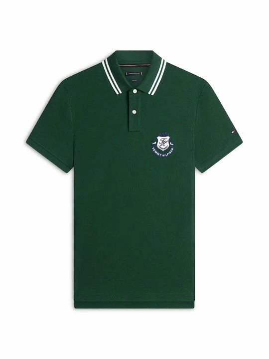 Zdjęcie produktu Koszulka polo Tommy Hilfiger ciemnozielony