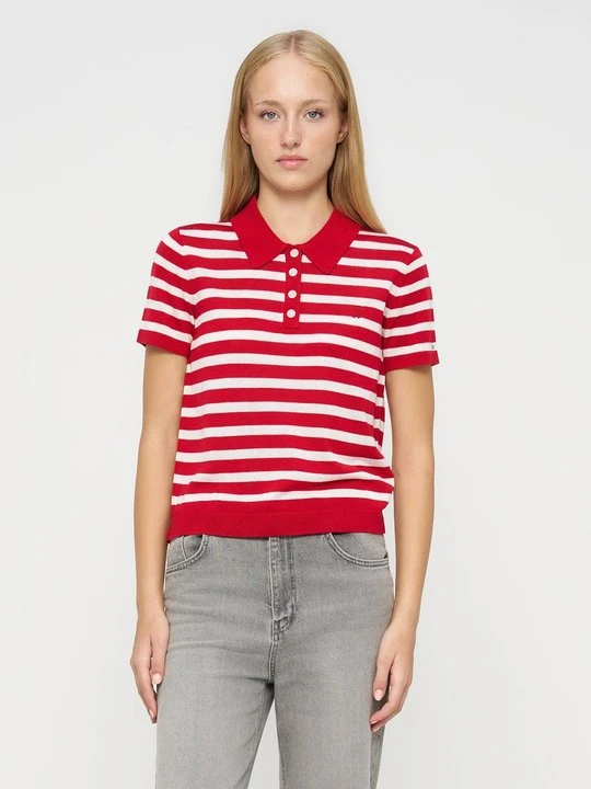 Zdjęcie produktu Koszulka polo Tommy Hilfiger czerwony