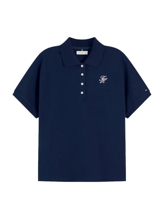 Zdjęcie produktu Koszulka polo Tommy Hilfiger granatowy melanż
