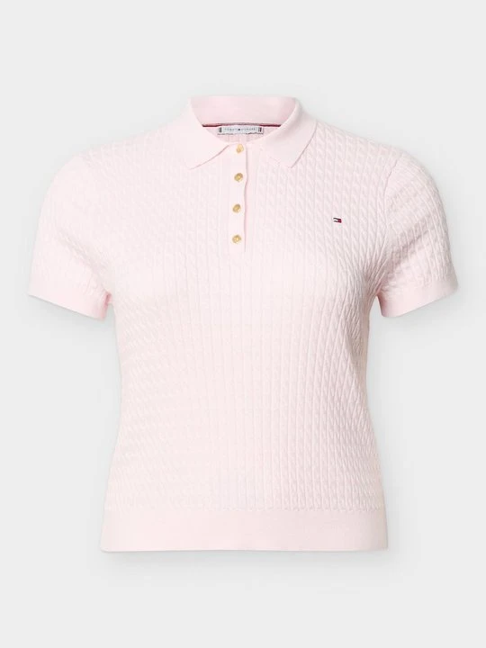 Zdjęcie produktu Koszulka polo Tommy Hilfiger jasnoróżowy