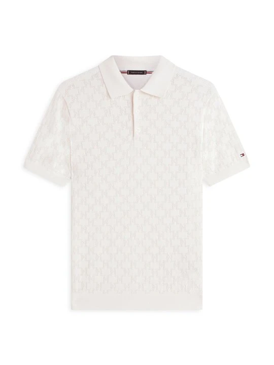 Zdjęcie produktu Koszulka polo Tommy Hilfiger mleczny