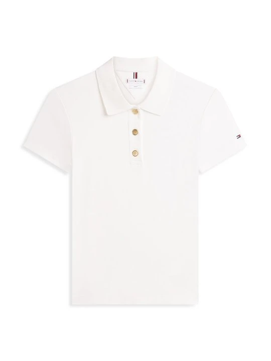 Zdjęcie produktu Koszulka polo Tommy Hilfiger mleczny