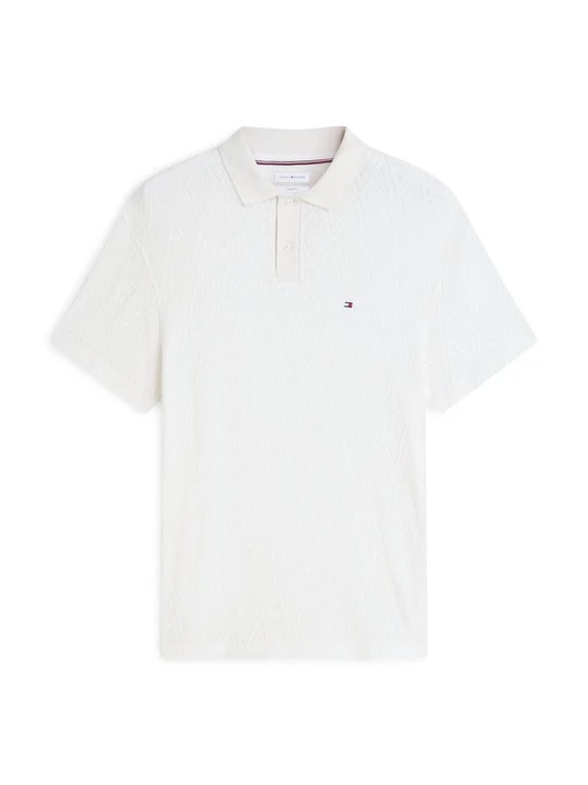 Zdjęcie produktu Koszulka polo Tommy Hilfiger mleczny