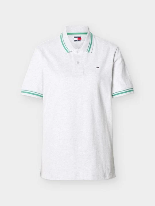 Zdjęcie produktu Koszulka polo Tommy Jeans jasnoszary melanż