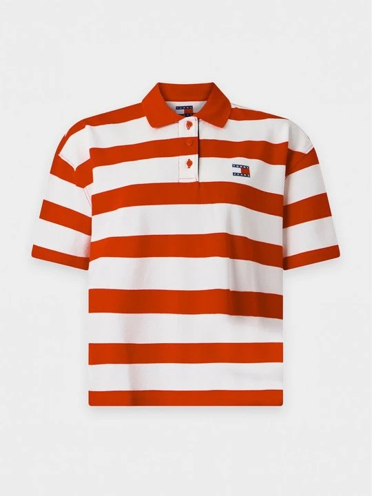 Zdjęcie produktu Koszulka polo Tommy Jeans czerwony