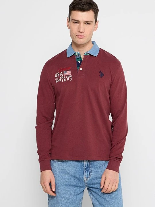 Zdjęcie produktu Koszulka polo U.S. POLO ASSN. bordowy