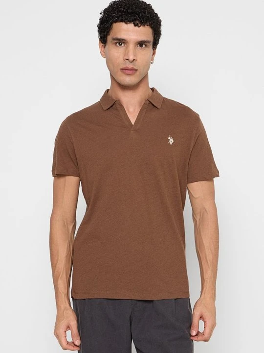 Zdjęcie produktu Koszulka polo U.S. POLO ASSN. brązowy