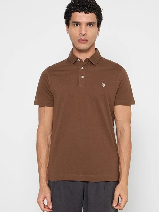 Zdjęcie produktu Koszulka polo U.S. POLO ASSN. brązowy