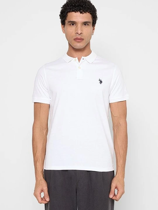 Zdjęcie produktu Koszulka polo U.S. POLO ASSN. mleczny