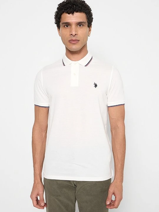 Zdjęcie produktu Koszulka polo U.S. POLO ASSN. mleczny