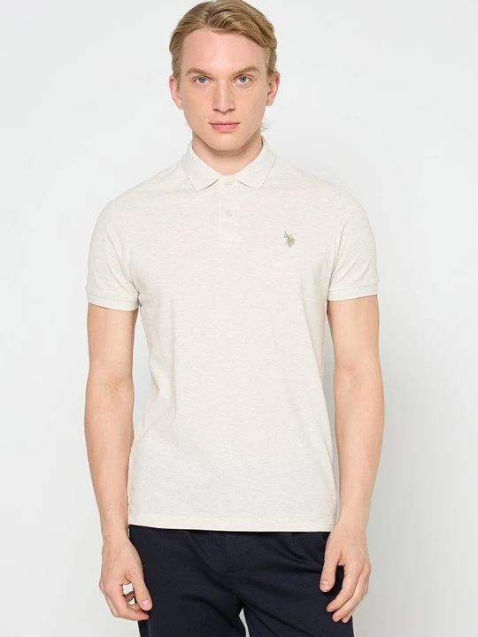 Zdjęcie produktu Koszulka polo U.S. POLO ASSN. mleczny