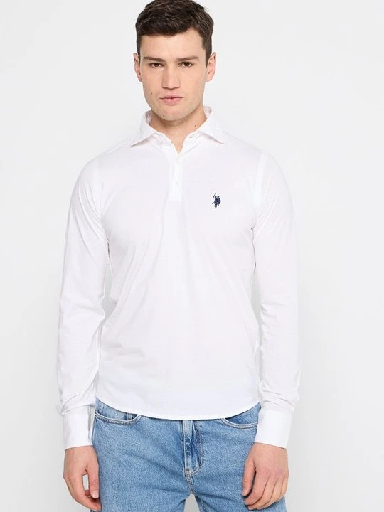 Zdjęcie produktu Koszulka polo U.S. POLO ASSN. mleczny