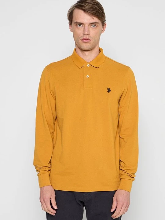 Zdjęcie produktu Koszulka polo U.S. POLO ASSN. musztardowy