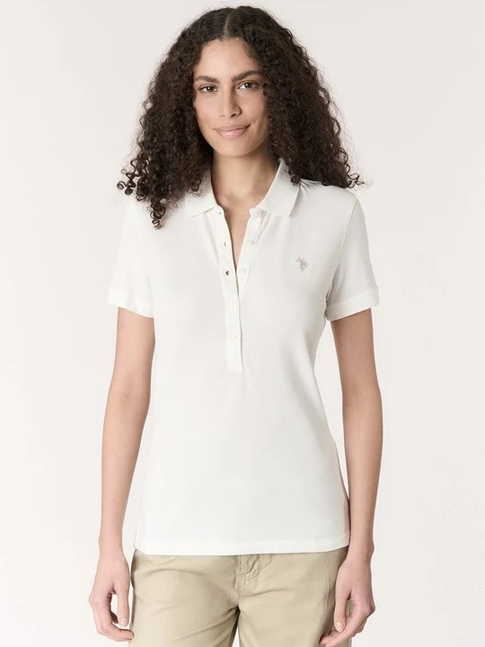 Zdjęcie produktu Koszulka polo U.S. POLO ASSN. mleczny