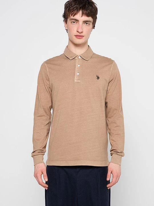 Zdjęcie produktu Koszulka polo U.S. POLO ASSN. jasny brąz
