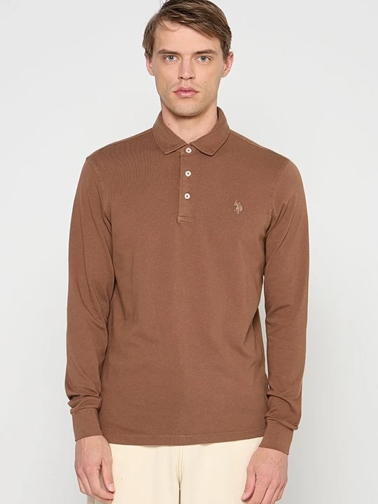 Zdjęcie produktu Koszulka polo U.S. POLO ASSN. brązowy