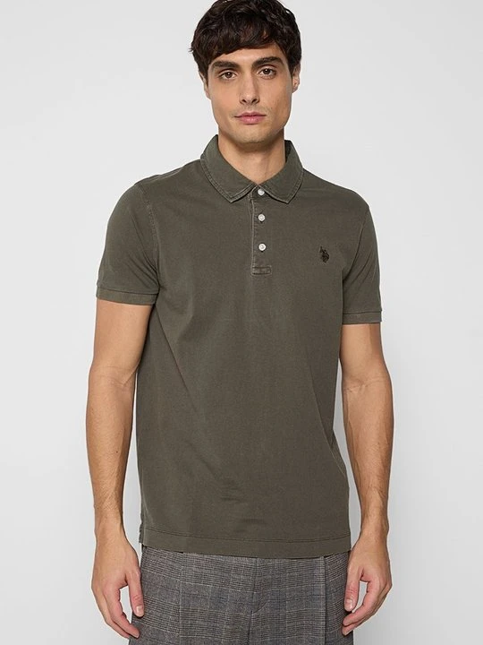 Zdjęcie produktu Koszulka polo U.S. POLO ASSN. oliwkowy