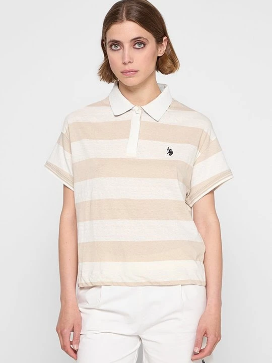 Zdjęcie produktu Koszulka polo U.S. POLO ASSN. mleczny