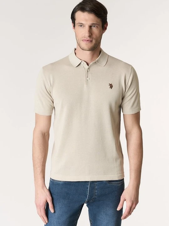 Zdjęcie produktu Koszulka polo U.S. POLO ASSN. beżowy