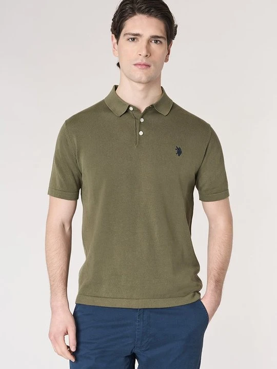 Zdjęcie produktu Koszulka polo U.S. POLO ASSN. ciemnozielony
