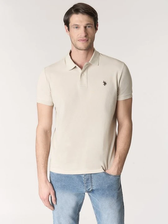 Zdjęcie produktu Koszulka polo U.S. POLO ASSN. beżowy
