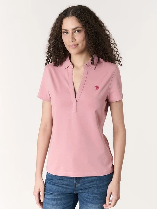 Zdjęcie produktu Koszulka polo U.S. POLO ASSN. jasnoróżowy