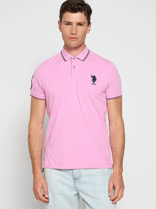 Zdjęcie produktu Koszulka polo U.S. POLO ASSN. różowy