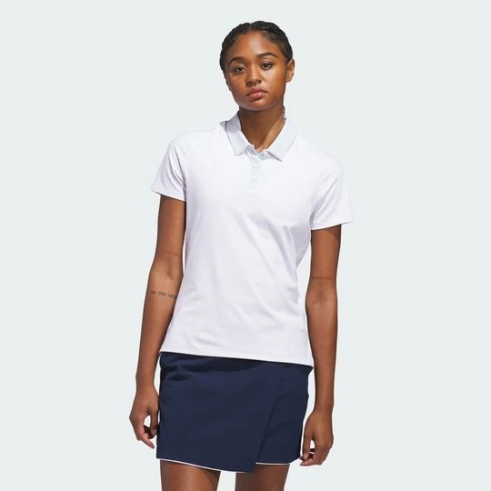Zdjęcie produktu Koszulka polo Ultimate365+ Butterspun Grid Adidas Crystal Sky