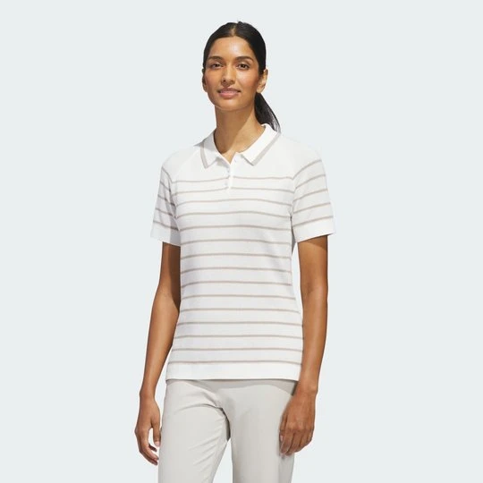 Zdjęcie produktu KOSZULKA POLO ULTIMATE365+ STRIPE KNIT Adidas biały
