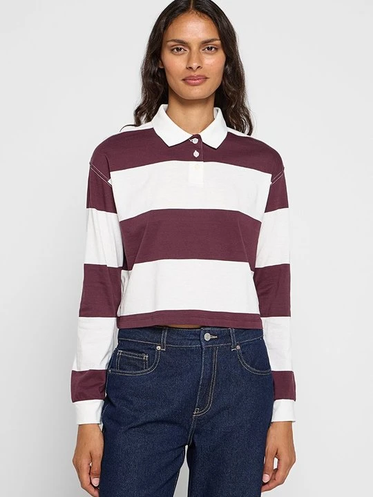 Zdjęcie produktu Koszulka polo Vero Moda ciemnoliliowy